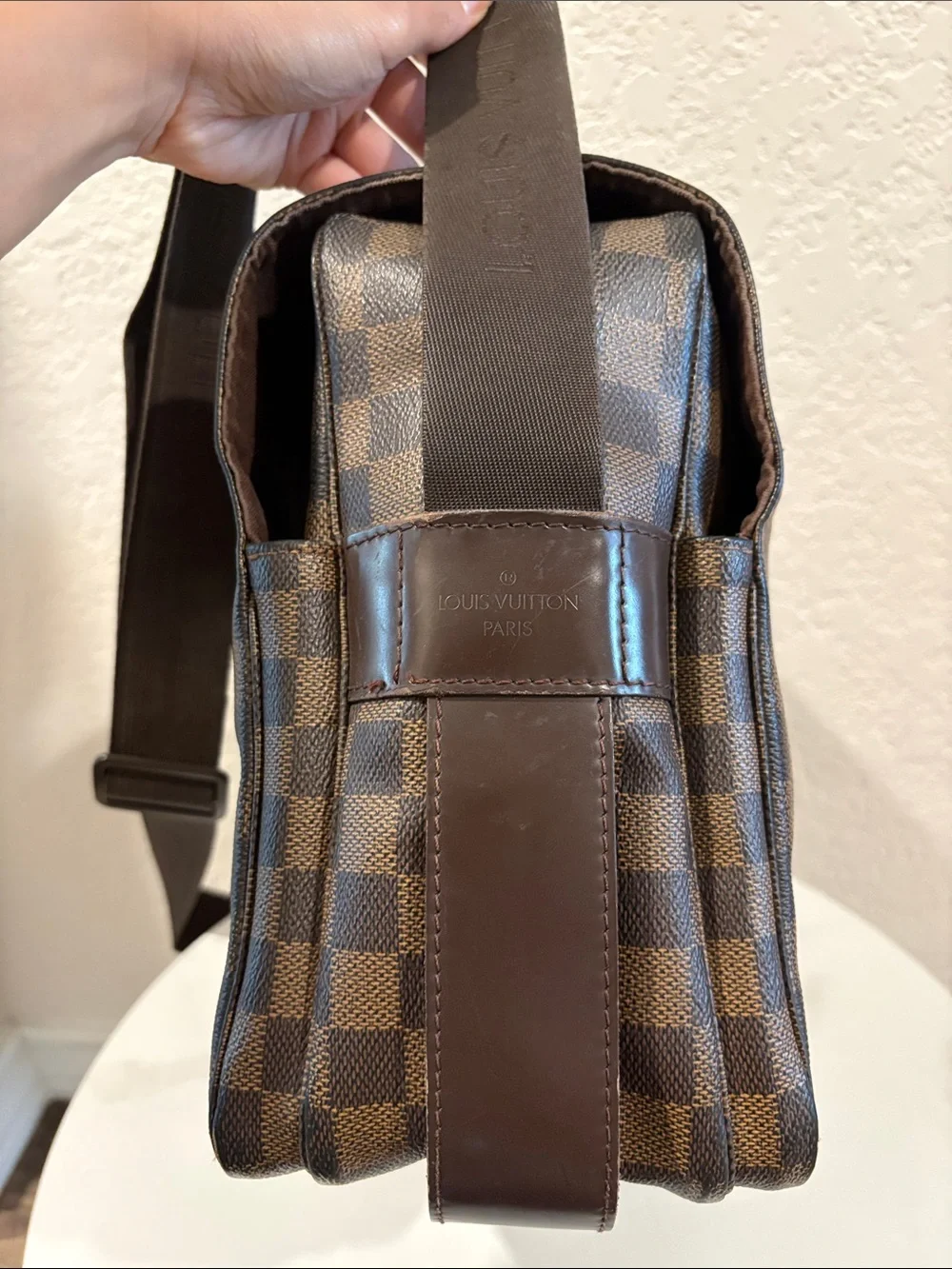 Louis Vuitton LV Crossbody bag  Naviglio Brown Damier
